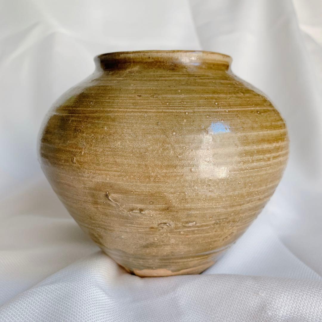 李朝　高麗　壺　骨董品　アンティーク　青磁　朝鮮　韓国