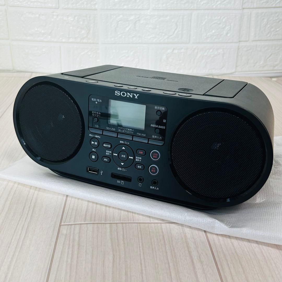 ほぼ未使用 SONY ソニー ZS-RS81BT CDラジオ Bluetooth