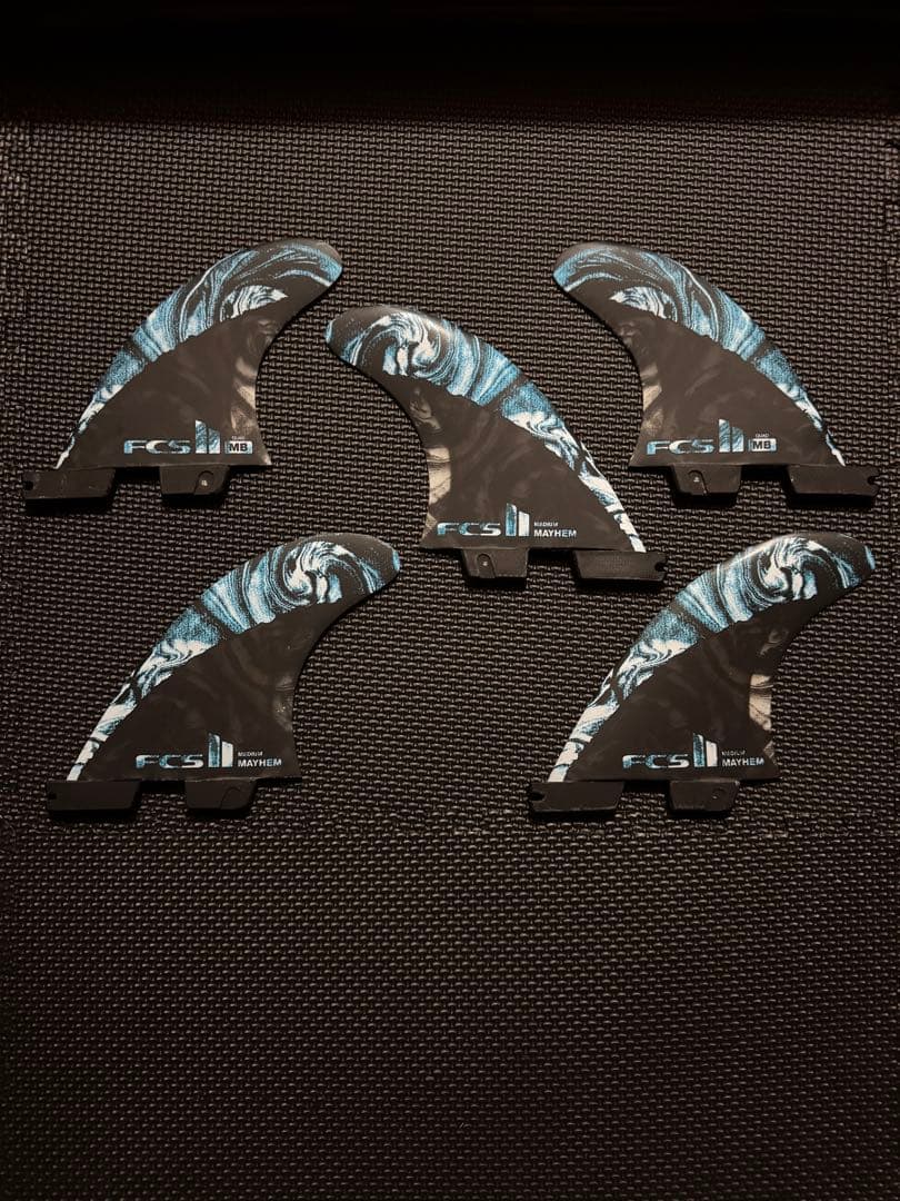 FCS2 MB Tri Quadフィン Mサイズ　5枚セット