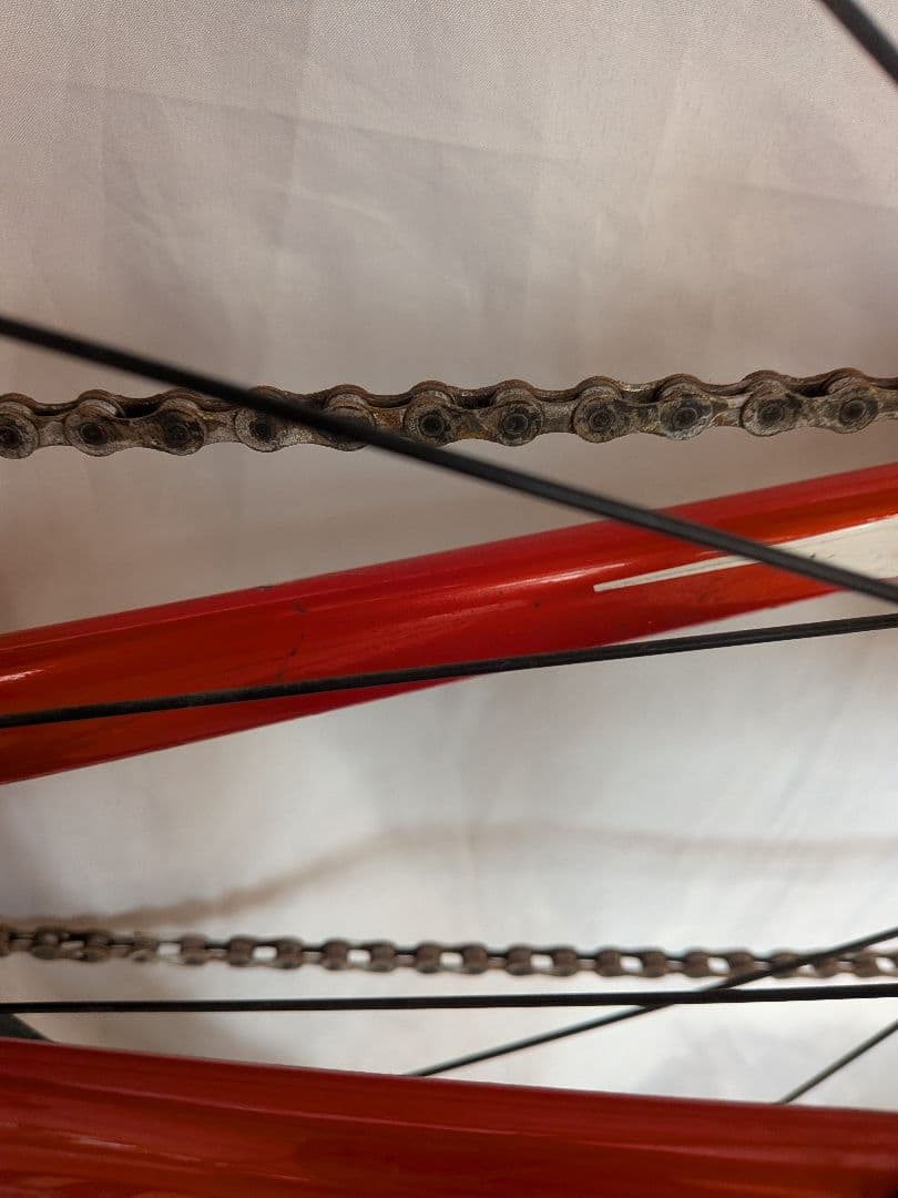 美品！GIANT Contend2　ロードバイク レッド ヘルメット付き　xs