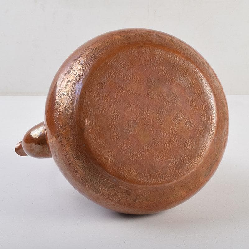 煎茶道具　銅製　銀摘　湯沸　水注　時代箱　U　R9474H