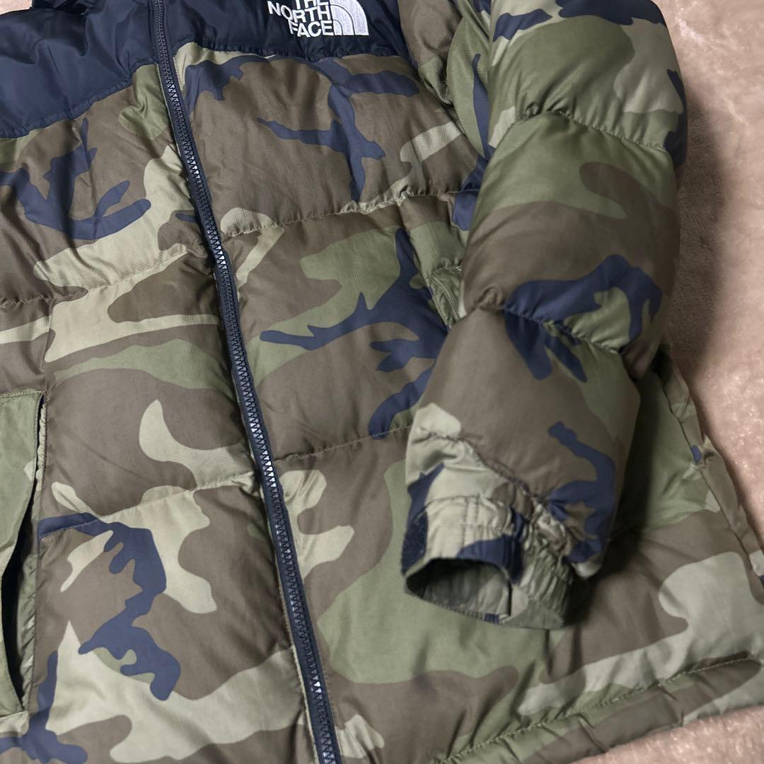 人気サイズTHE NORTH FACE カモフラージュ ヌプシダウンLサイズ