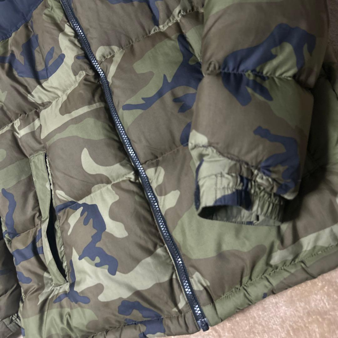 人気サイズTHE NORTH FACE カモフラージュ ヌプシダウンLサイズ