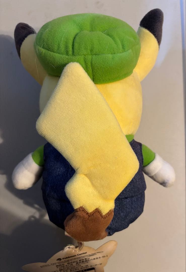 ポケモンセンター限定 ルイージピカチュウ ぬいぐるみ タグ付き マスコット