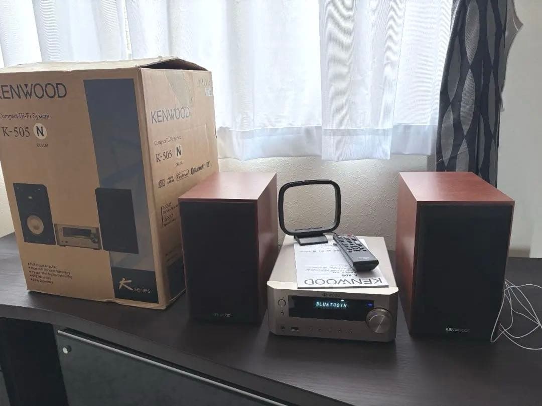 【美品】ケンウッド Kシリーズ K-505-N CD Bluetooth対応