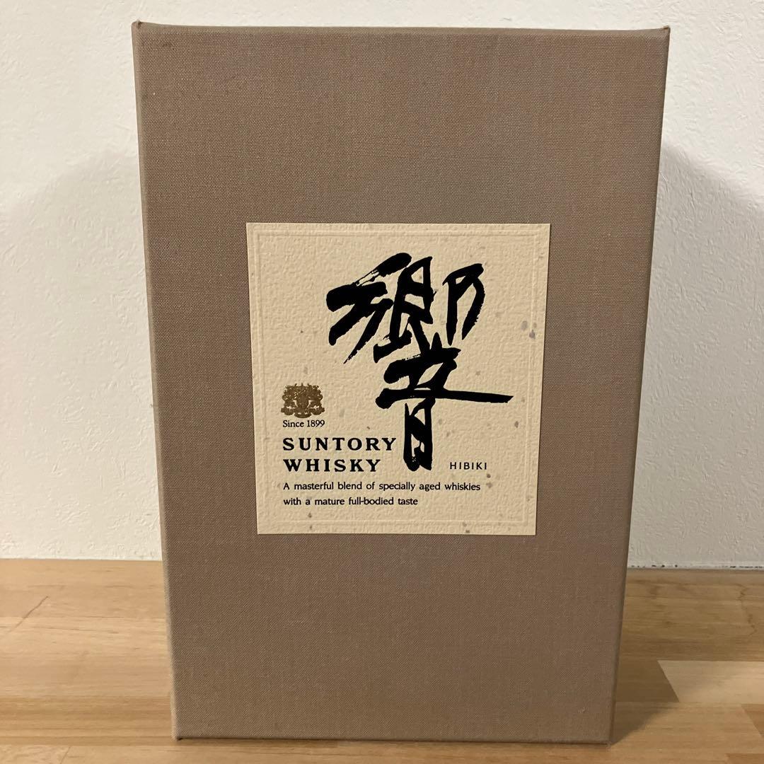 【希少】古酒/未開栓　サントリーウイスキー響　ノンエイジ　金キャップ　裏金ラベル