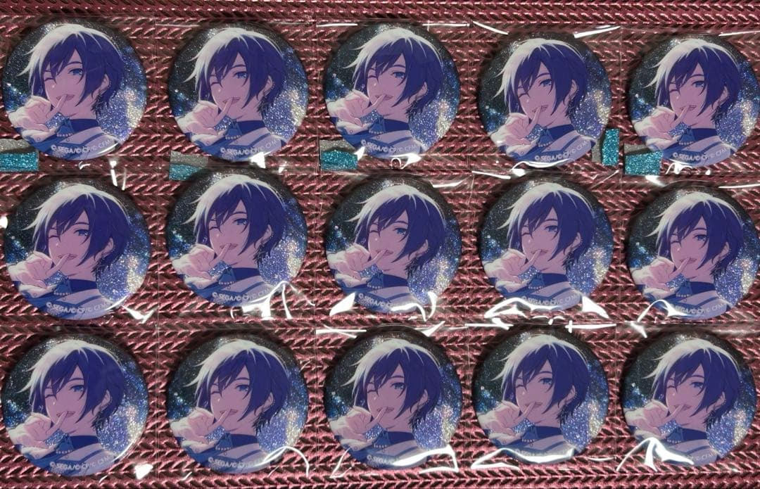 プロセカ グリッター缶バッジ KAITO 43A グリ缶 ×15点