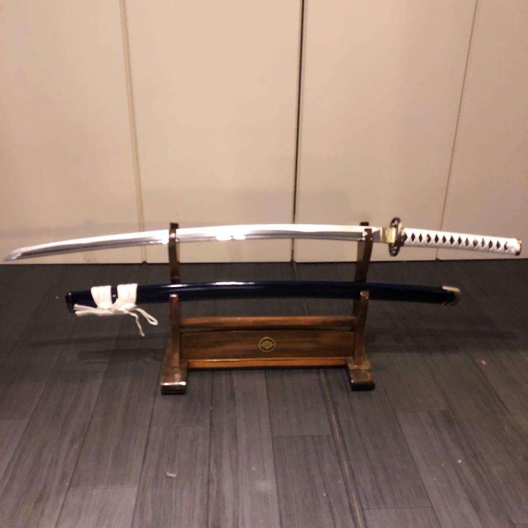 最高級模造刀　関の刀匠作　名刀　高級居合刀　樋入刀身　長谷部　織田信長拵え　岐阜