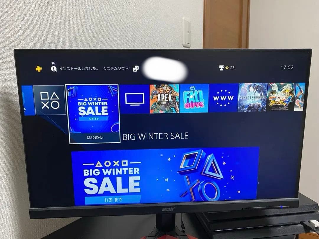 Acer KG251Q Hbmidpx 144Hz スピーカー内蔵24.5インチ