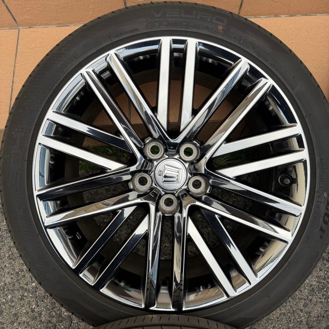 トヨタ210系クラウン アスリート スパッタリング アルミホイール