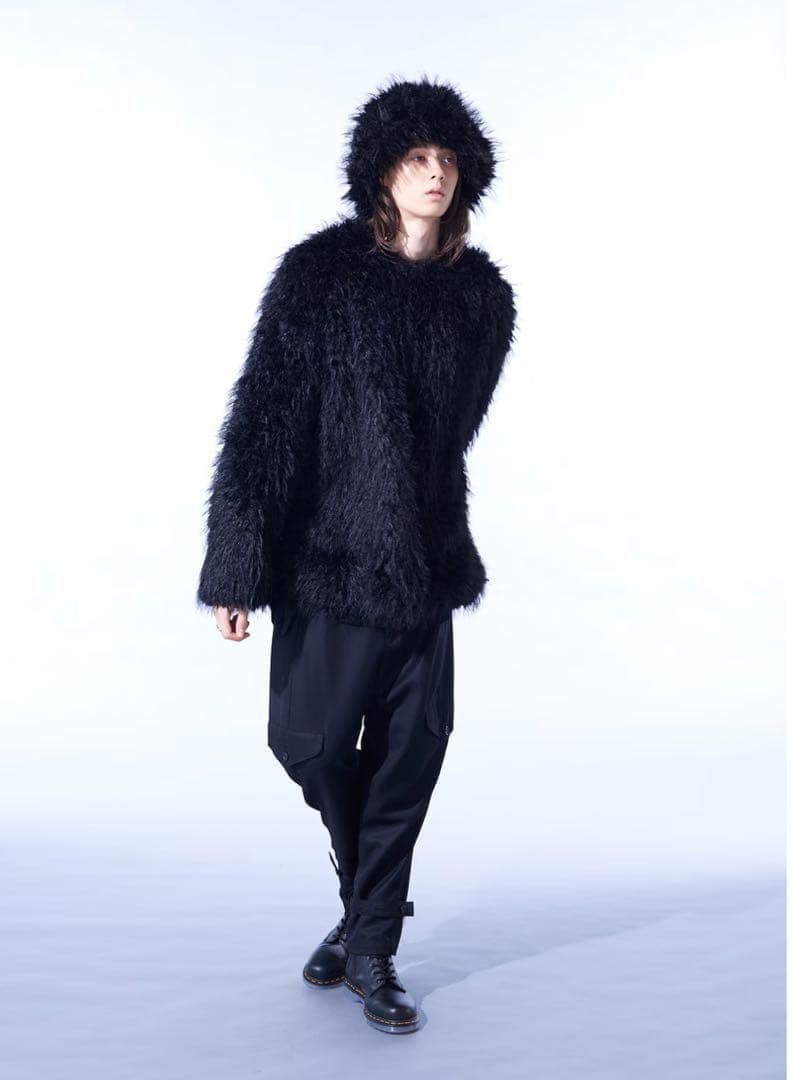 【ヨウジヤマモト】S'YTE ファープルオーバー 黒 M ビックシルエット