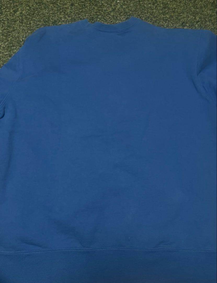 ピ*ン様 supreme シュプリーム　スウェット　トレーナー　ブルー　XL ボ