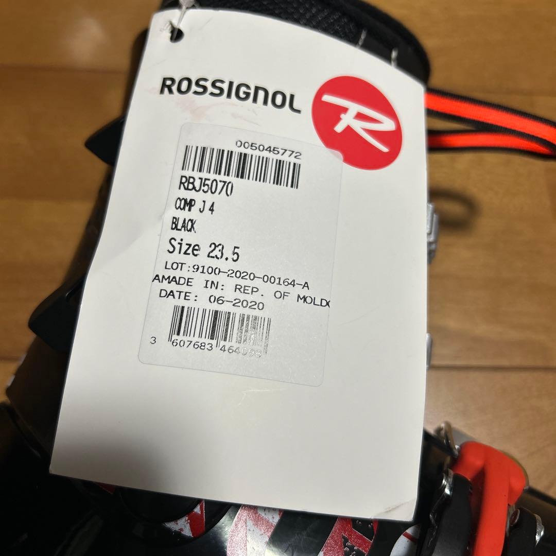 ROSSIGNOL 子ども用スキーブーツ 275mm 黒/オレンジ 23.5