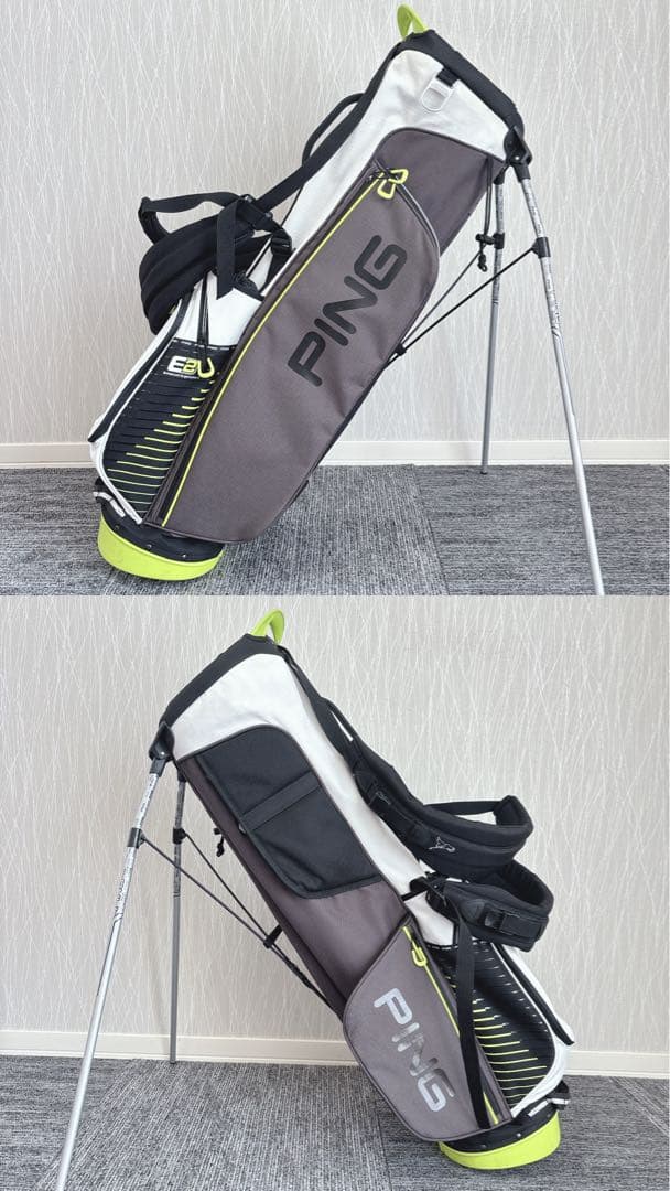 送料無料❗️PING アスリート スタンド式 ゴルフキャディバッグ