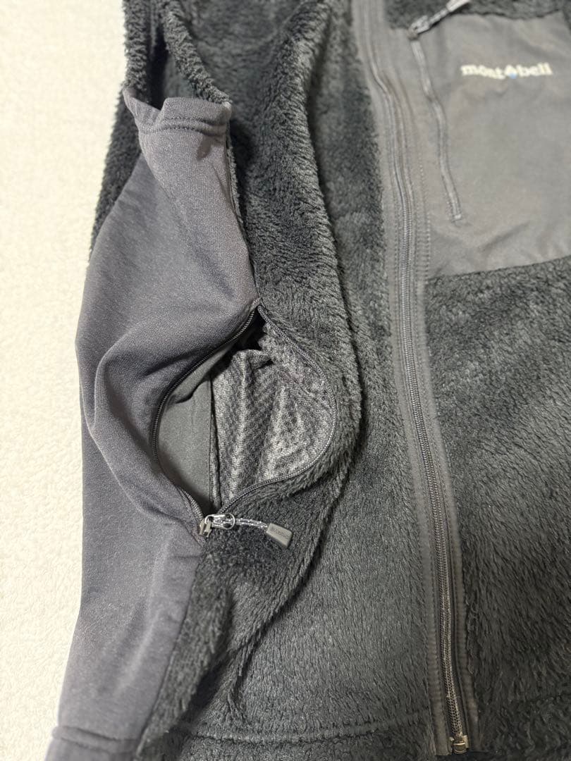 ミノティン様　mont-bell クリマエアベスト フリースベスト ブラック