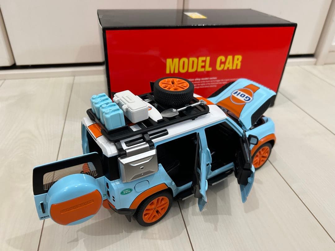 新品 希少 1/18 ランドローバー ディフェンダー Golf カスタム 仕様