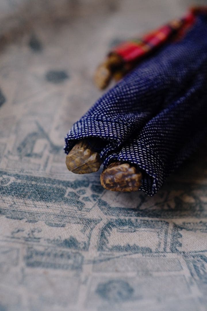 ヴィンテージ オーナメント チャイナヘッドドール ビスクドール クリスマス