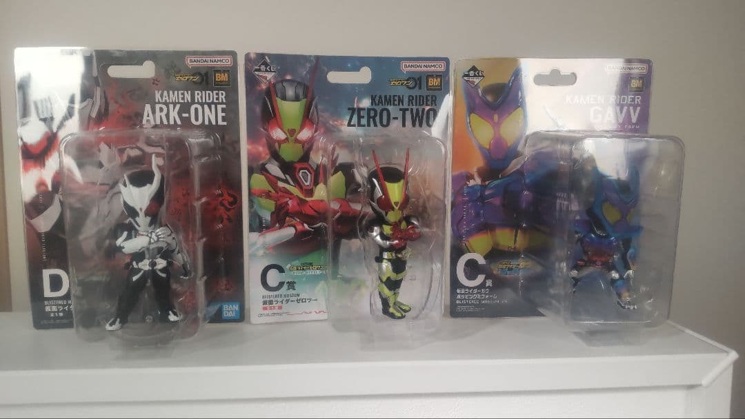 仮面ライダー BLISTERED MUSEUM ブリスタードミュージアム 3体