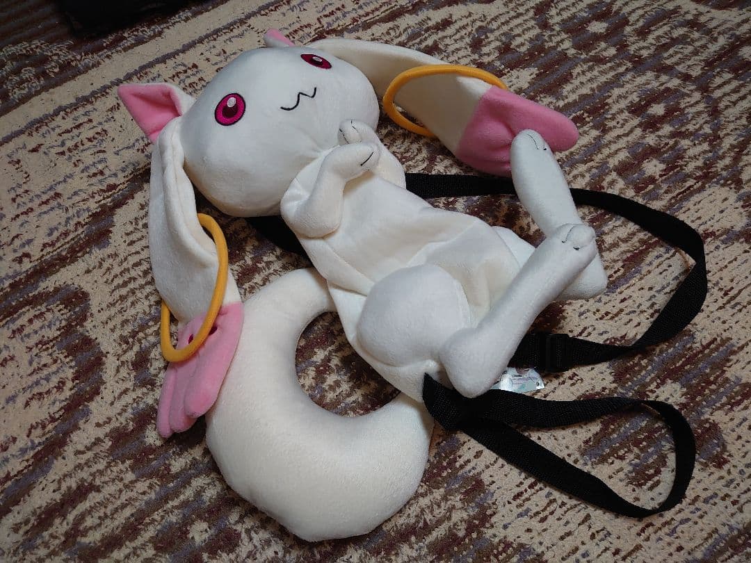 【ほぼ等身大】魔法少女まどか☆マギカ キュウべえ背負えるリュック型ぬいぐるみ
