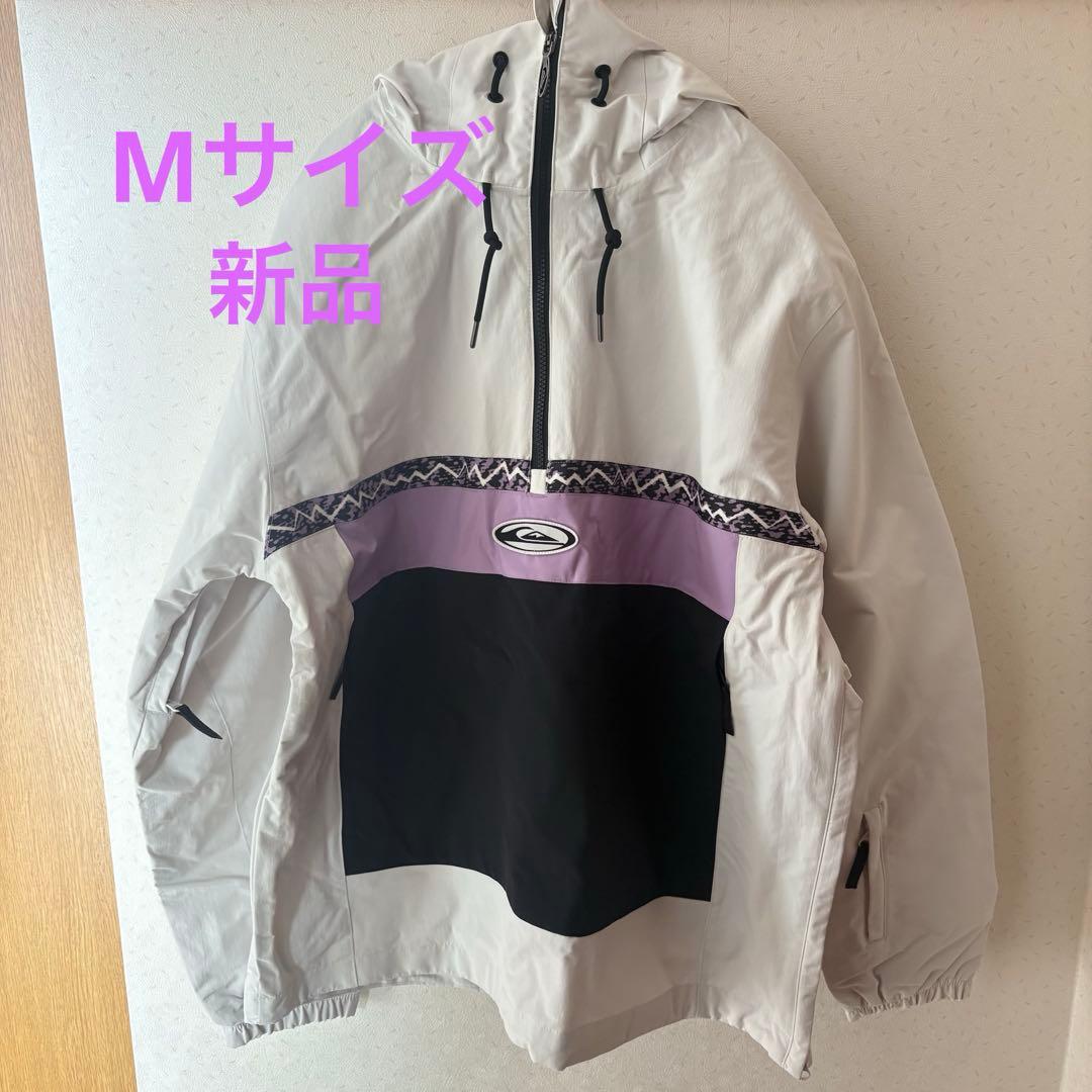 QUIKSILVER スノボ　ウェア　Mサイズ　2024年　クイックシルバー　白