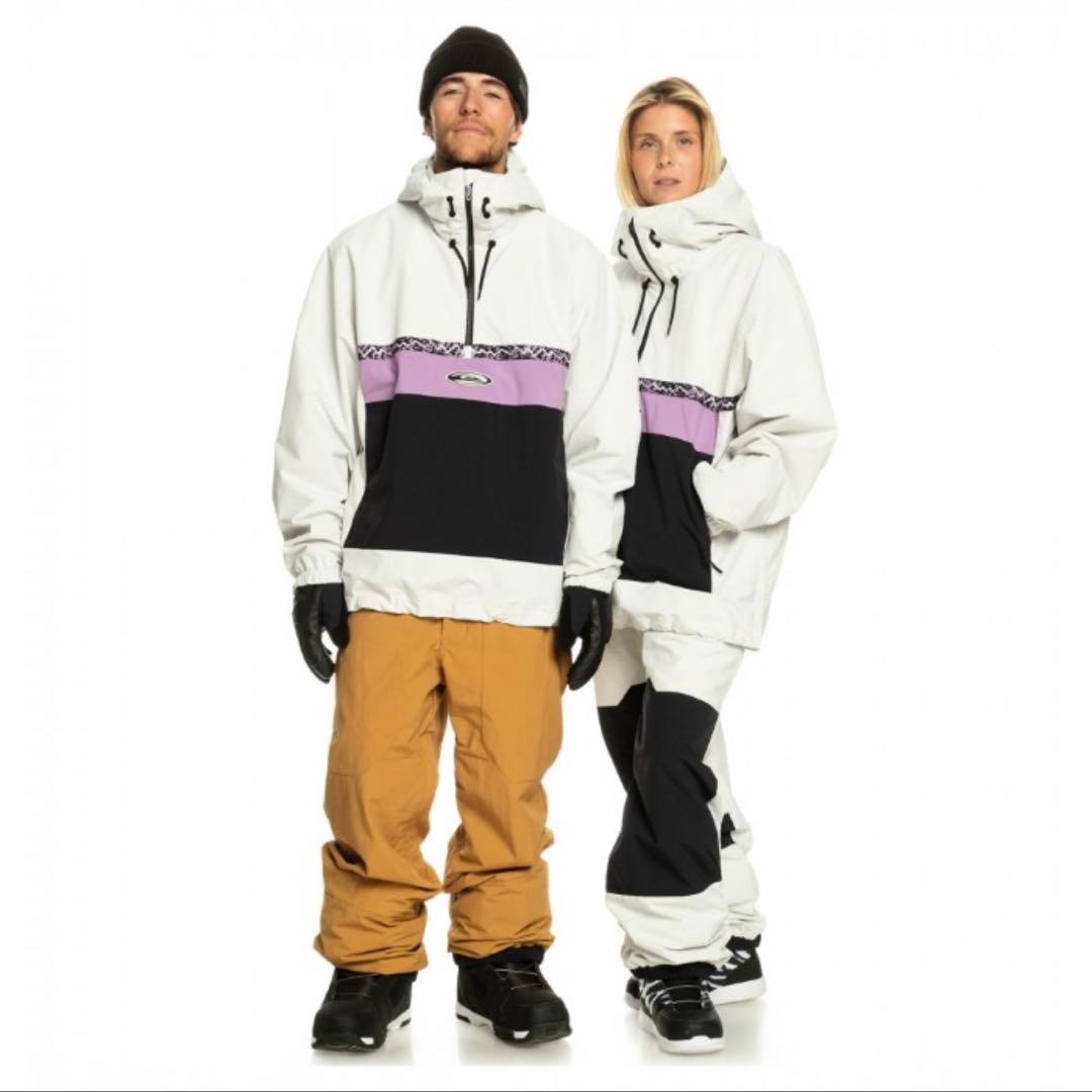 QUIKSILVER スノボ　ウェア　Mサイズ　2024年　クイックシルバー　白