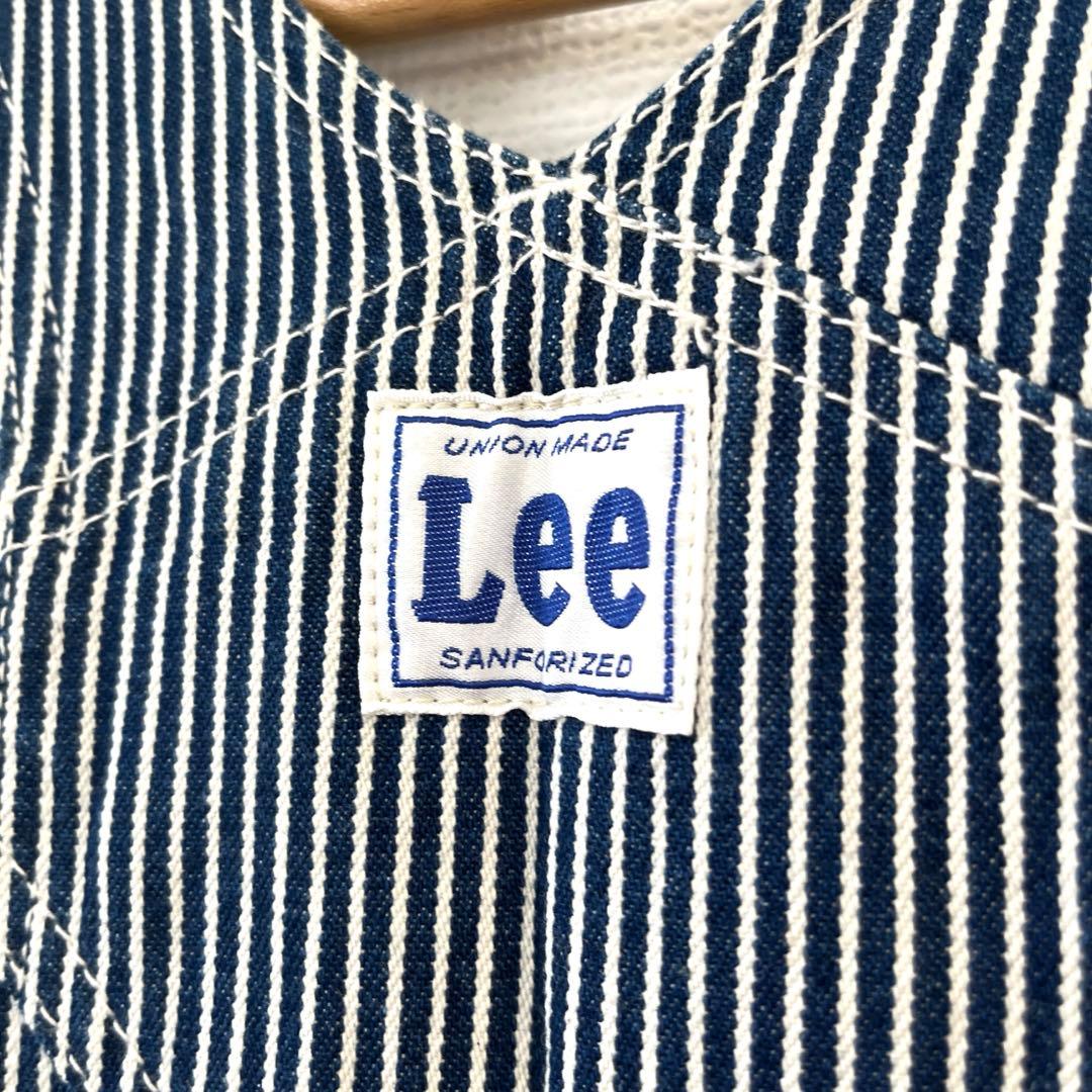 【美品】LEE リー　デニムオーバーオール　XL