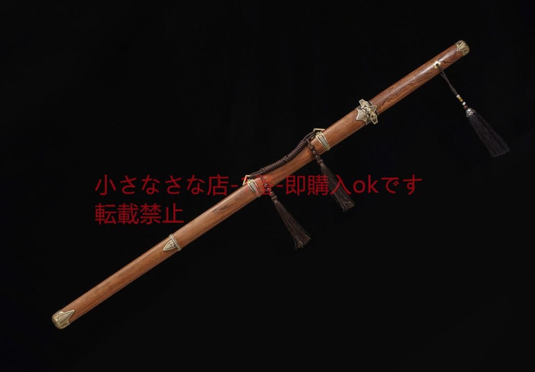 伝統宝剣百錬模様鋼問セミ   唐剣  模造刀·模擬刀  居合刀