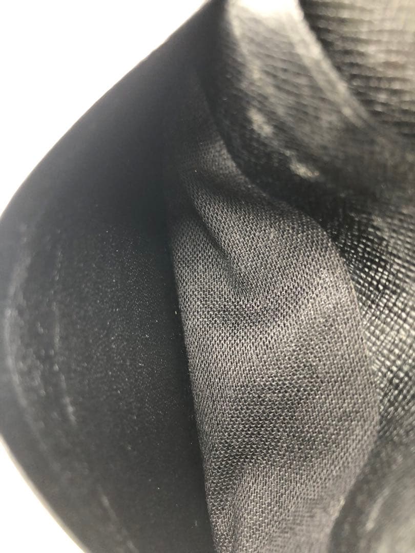 Burberry バーバリー　ダークグレー 二つ折り名刺入れ　メンズ　レザー