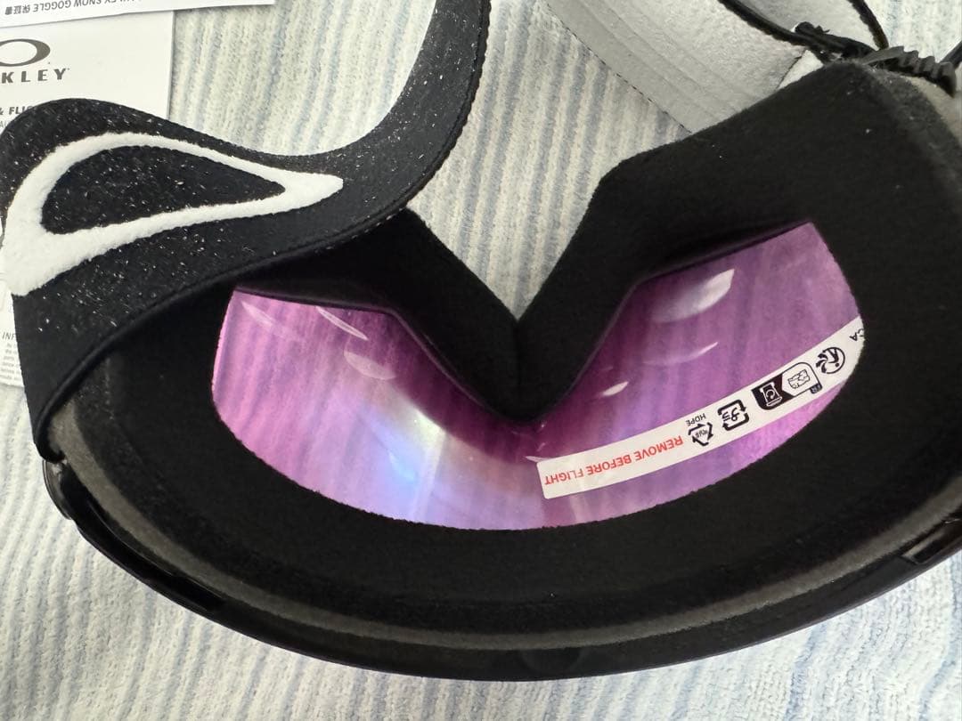 OAKLEY ゴーグル パープルレンズ 収納ケース付き