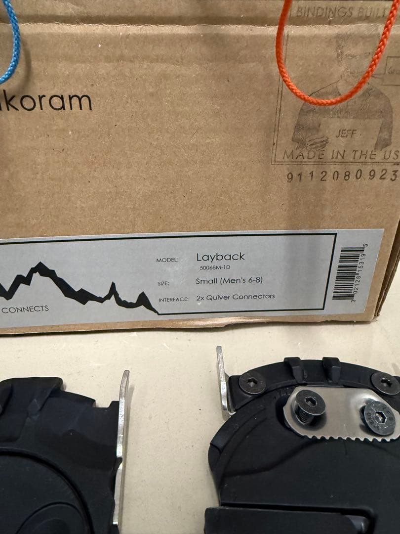 karakoram layback Sサイズ　インターフェイス2.0 セット