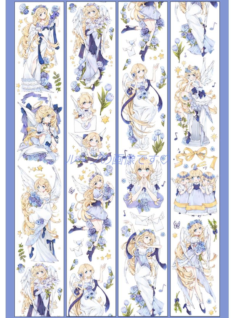 のこり２✩J1097＃安琪儿的恋曲(贝壳光)柠檬树切り売り海外人物マステ女の子