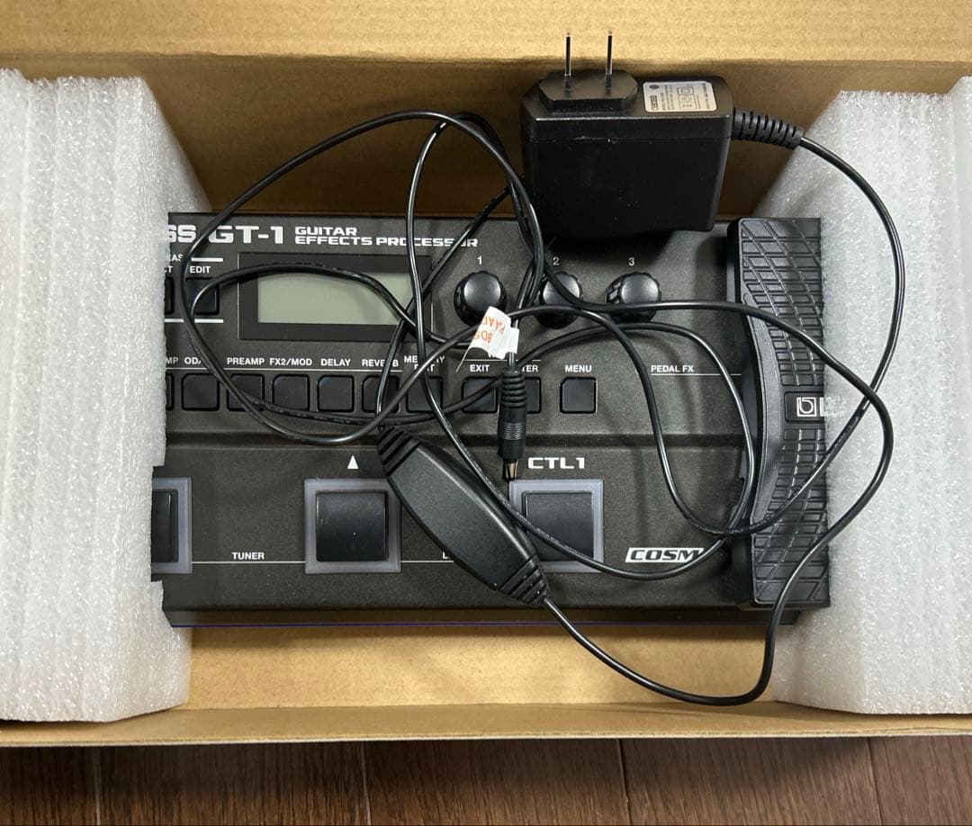 BOSS GT-1 ギター マルチエフェクター 純正アダプター付き