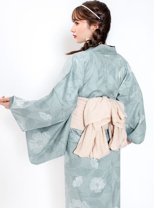 4点セットモダンフラワー柄浴衣