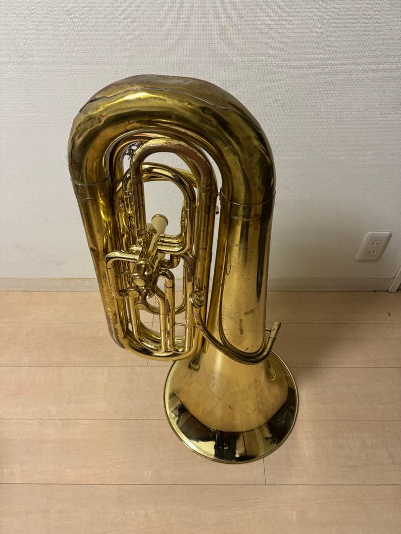 YBB103 B♭チューバ 3ピストン　ハードケース付