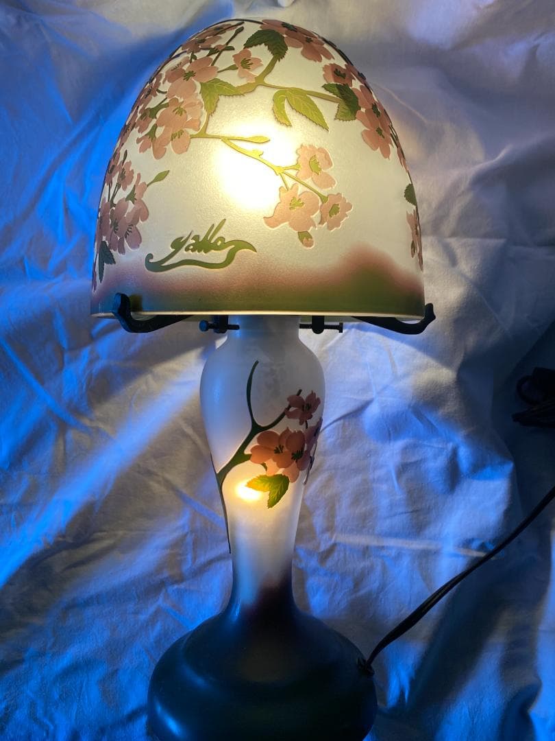 エミールガレ　レプリカ　Emile Galle 風　卓上照明　ナイトスタンド