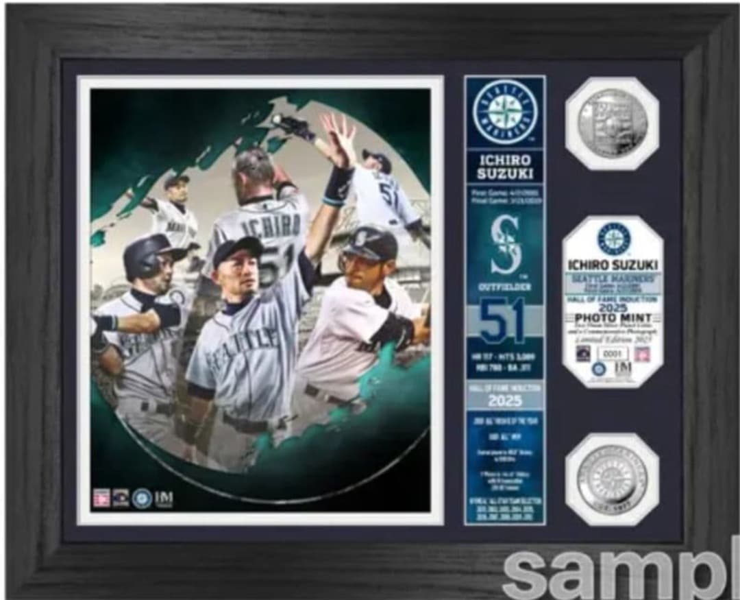 イチロー MLB 殿堂入り記念 ダブルフォトミント 郵便局限定