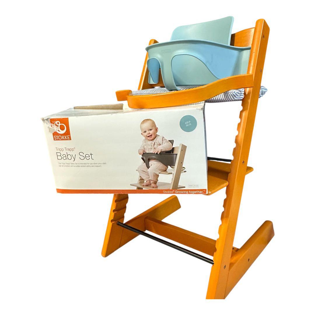 【美品】ストッケ トリップトラップ シリアル4 ベビーセット付き