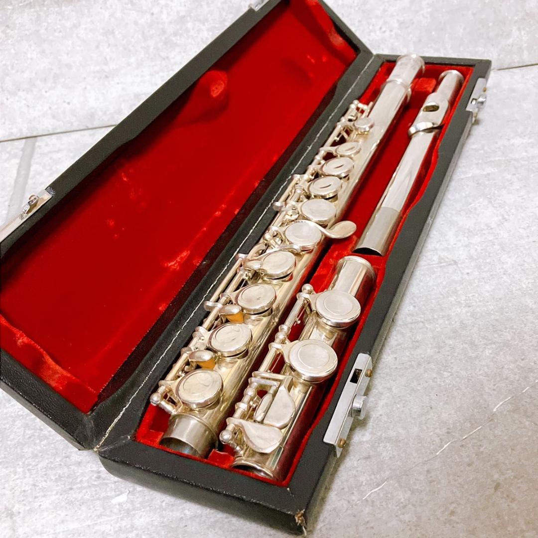 PEARL フルート PF-501 Eメカ 銀製 シルバー ハードケース付 美品