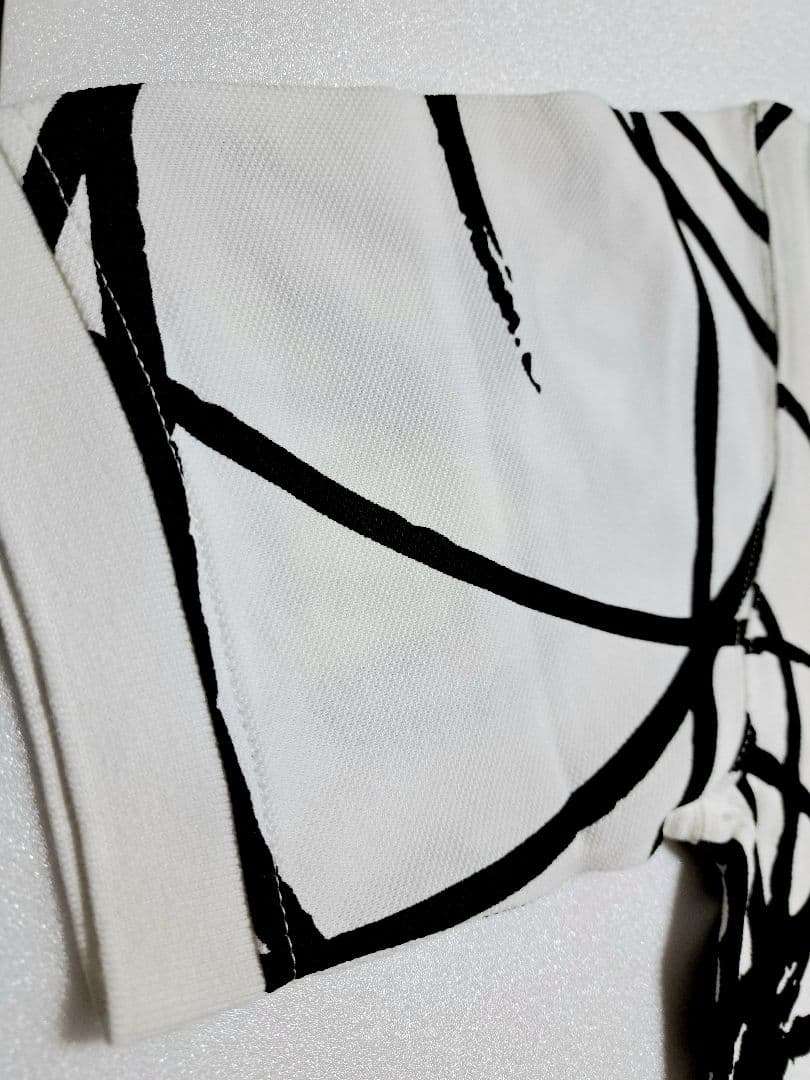 【ゴルフ・M新品】 Stüssy × FL アトミックリング ポロシャツ 白