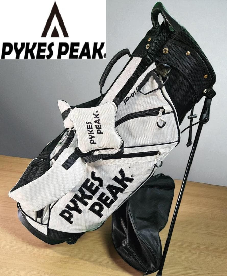 送料無料/美品　PYKES PEAK PP-01 スタンド式ゴルフバッグ