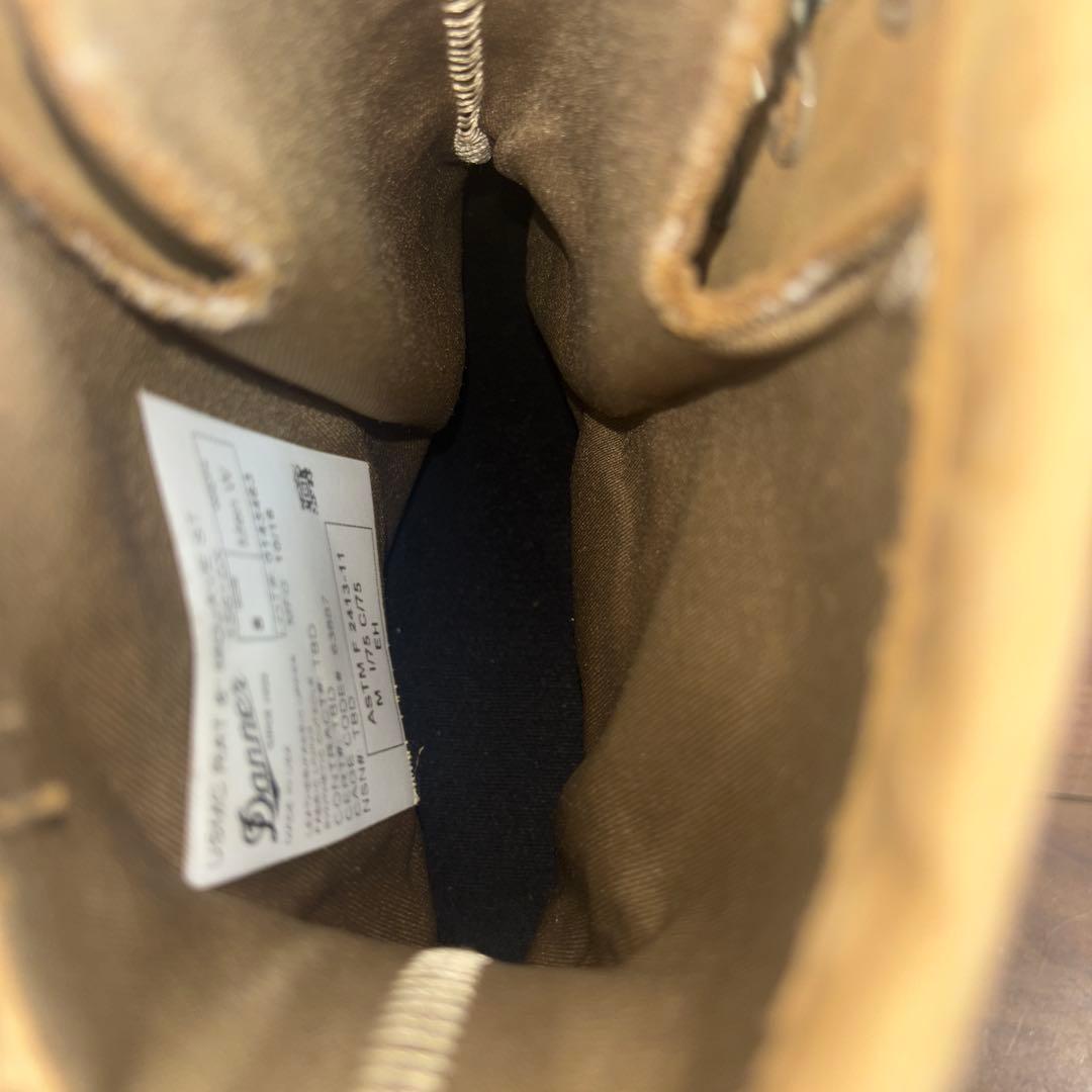 米軍　実物　DANNER ミリタリーブーツ US 8W 26cm 送料無料