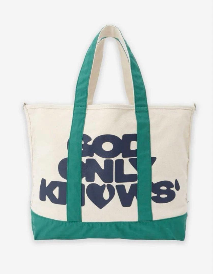 【極美品】GOD ONLY KNOWS トートバッグ 緑 岩田剛典　グリーン