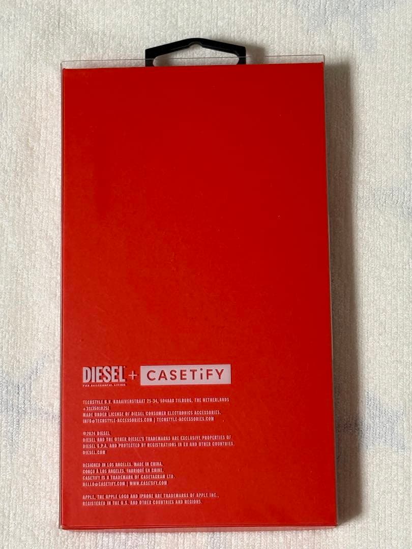 スマホアクセサリー DIESEL Black Oxidized Biscotto Case