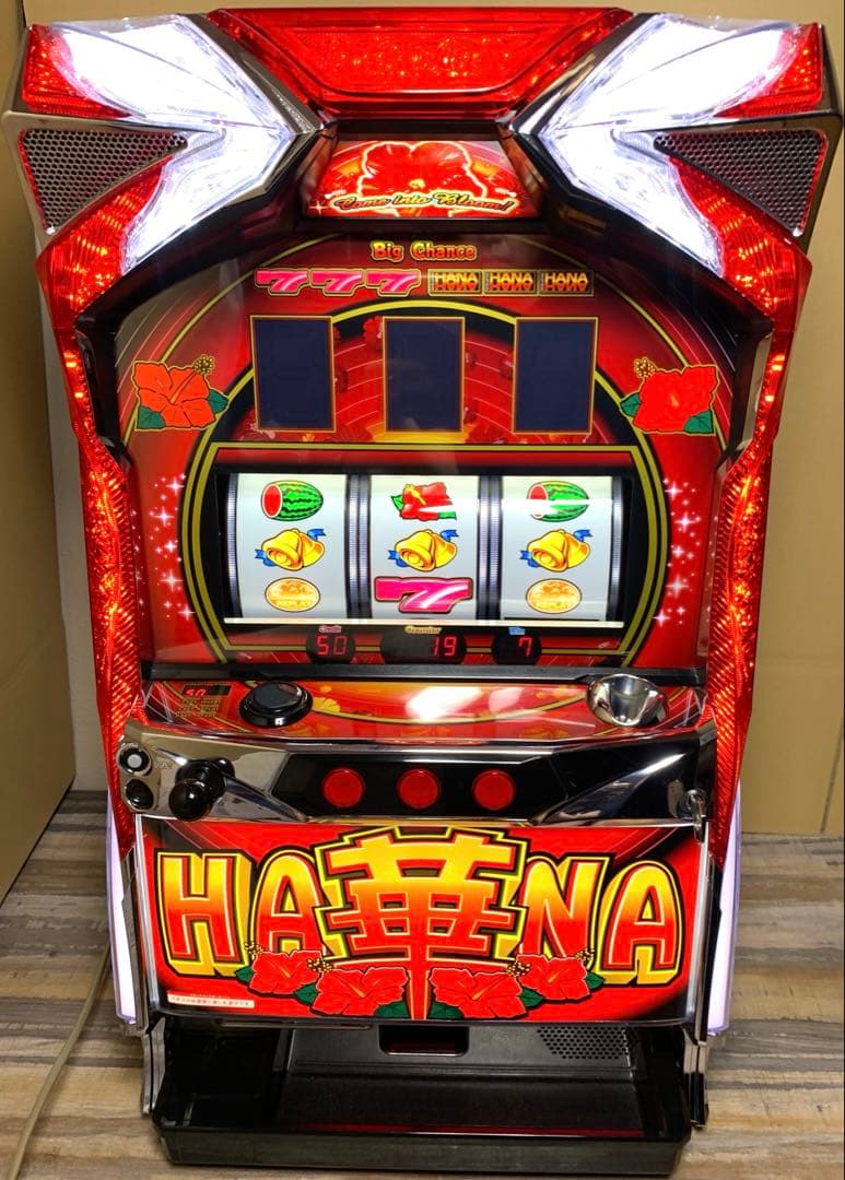 6号機 スーパーハナハナV1 パイオニア 25パイ パチスロ実機 2021年