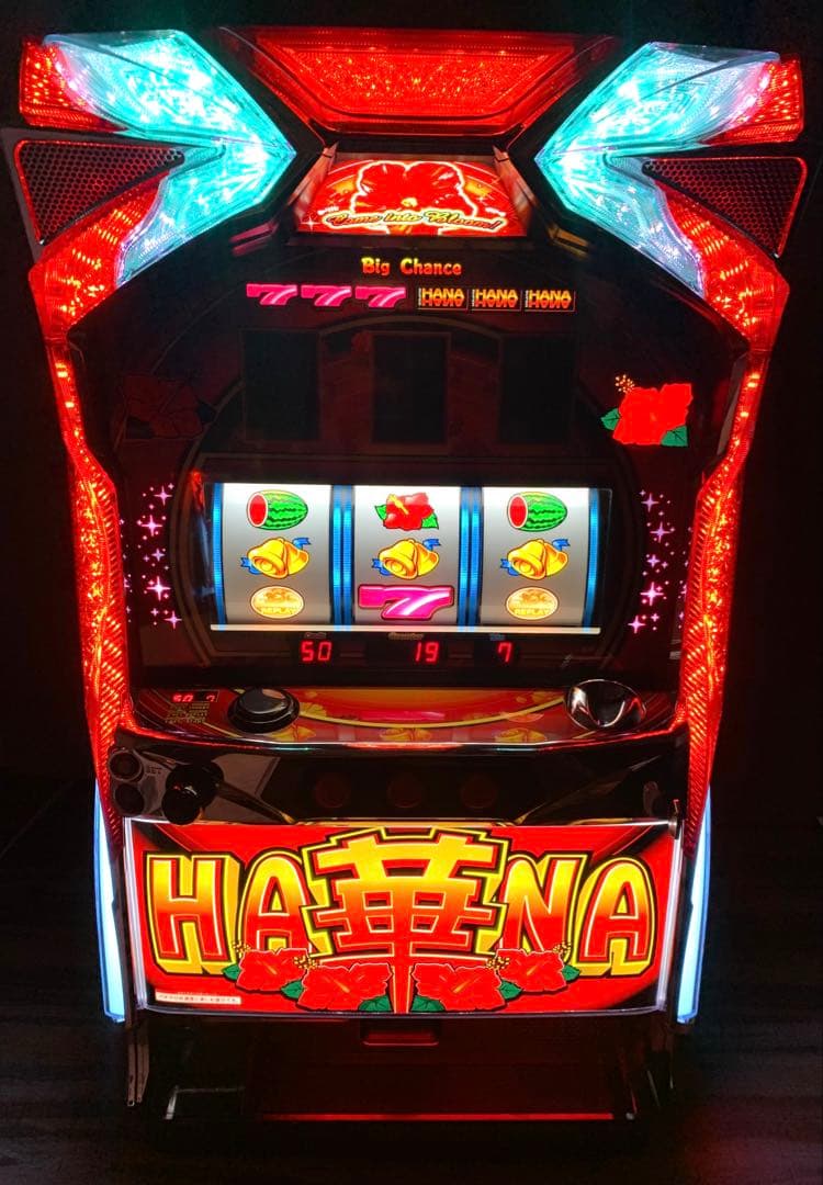 6号機 スーパーハナハナV1 パイオニア 25パイ パチスロ実機 2021年