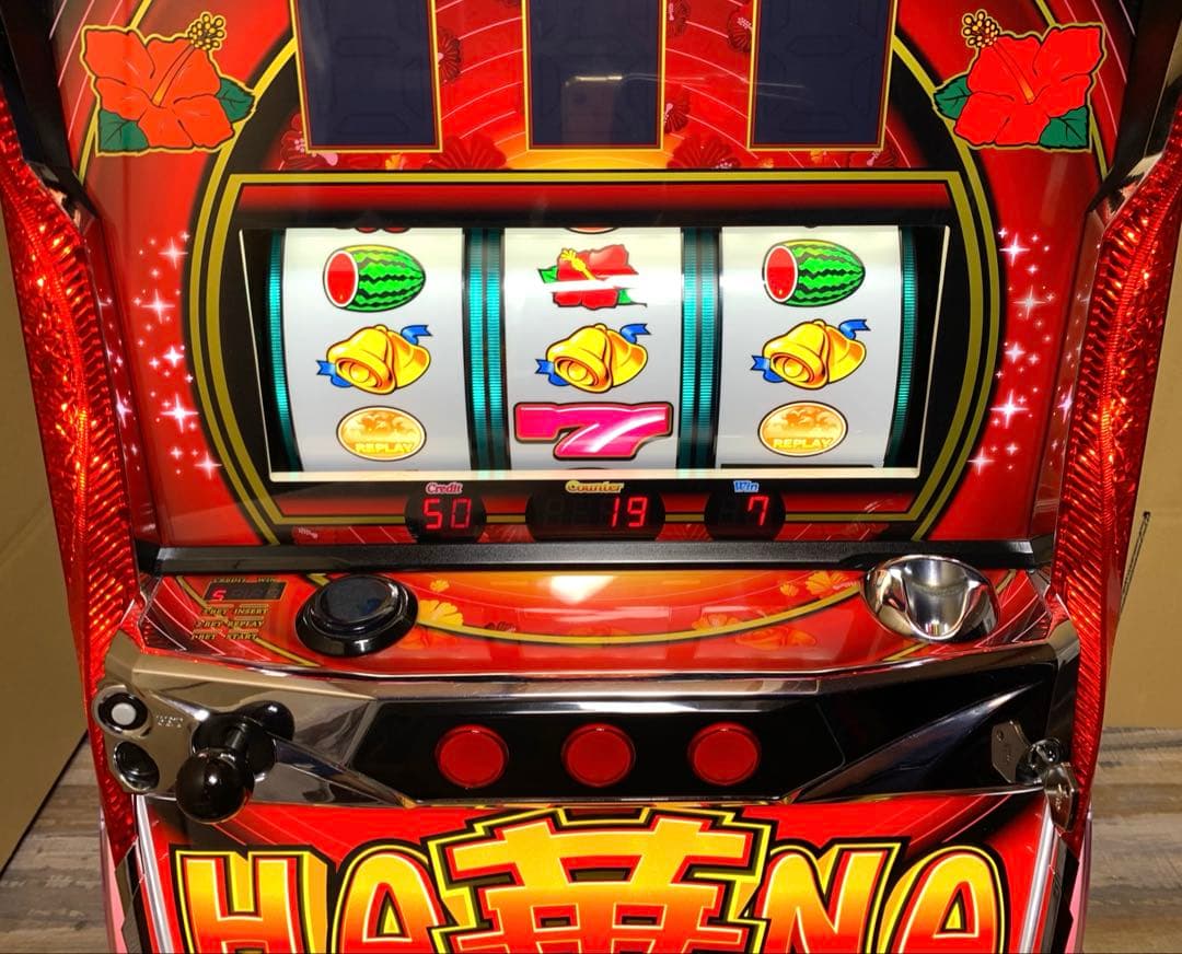 6号機 スーパーハナハナV1 パイオニア 25パイ パチスロ実機 2021年