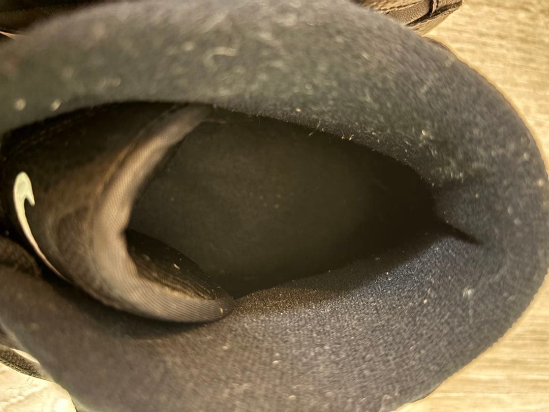 美品 NIKE レザー スパイク シューズ ブラック 30cm