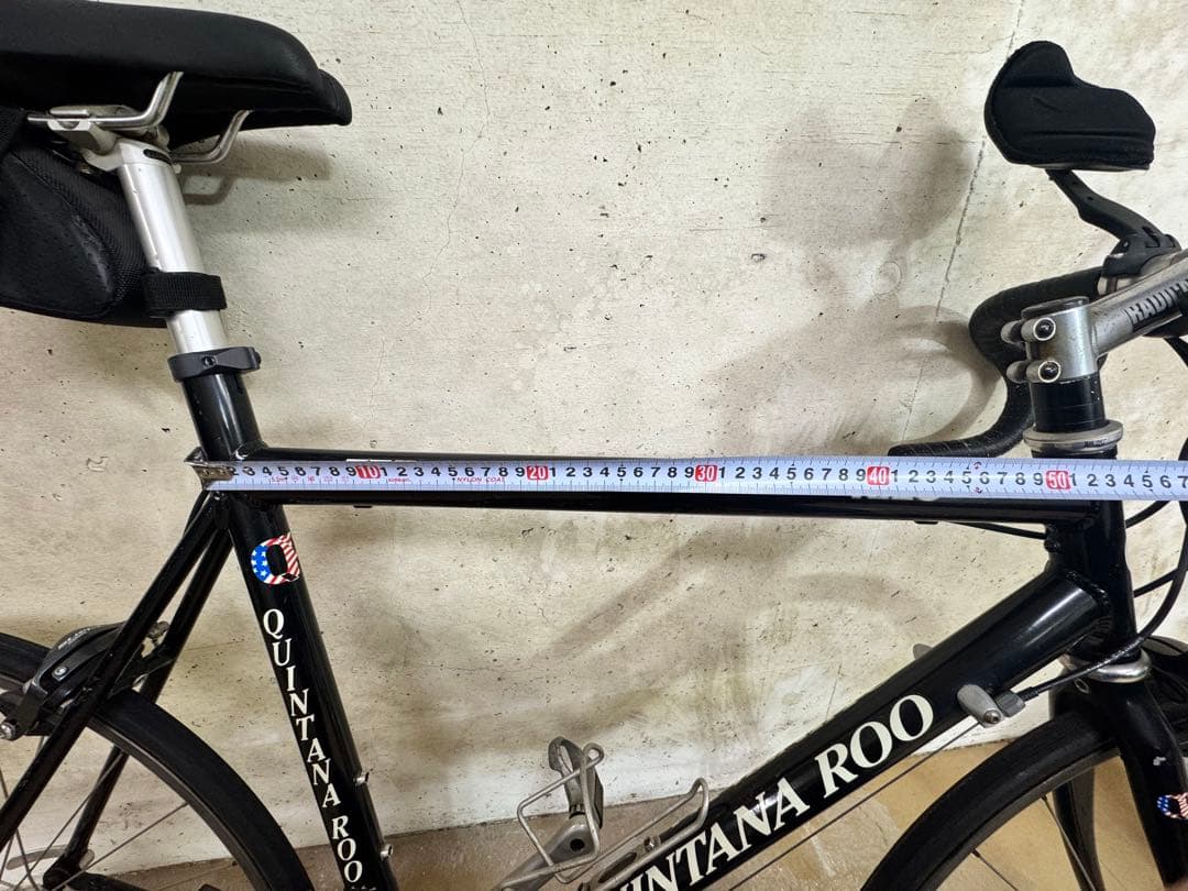 トライアスロン　ロードバイク ブラック