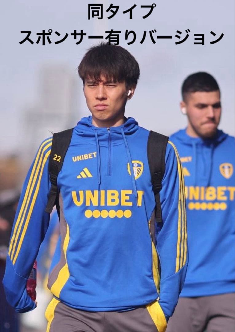 リーズユナイテッド　24-25 パーカー adidas 日本サイズM 新品未使用