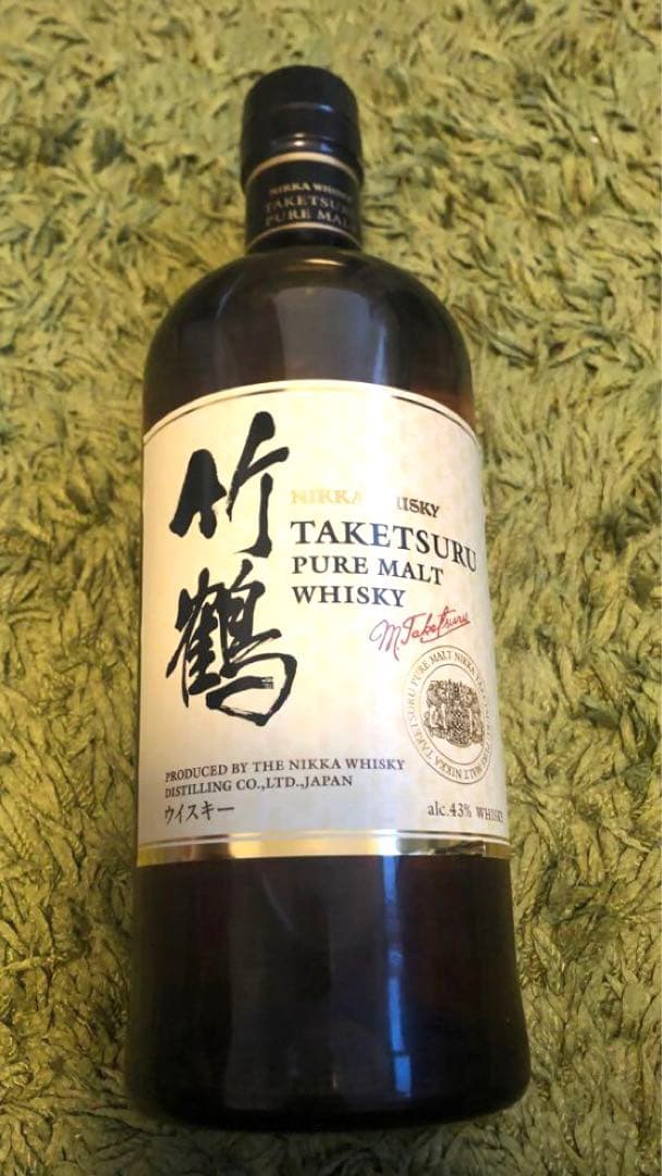 大人気　竹鶴 ピュアモルトウイスキー 43% 未開封　箱無し